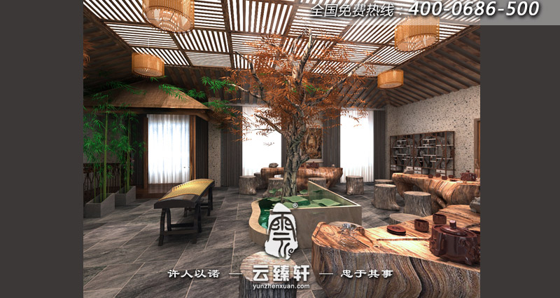 庭院型茶藝館設(shè)計