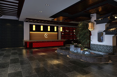 鉛山中式茶樓設計——樸中見雅，游哉悠哉